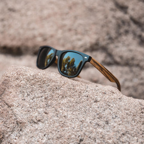 polarized wooden sunglasses