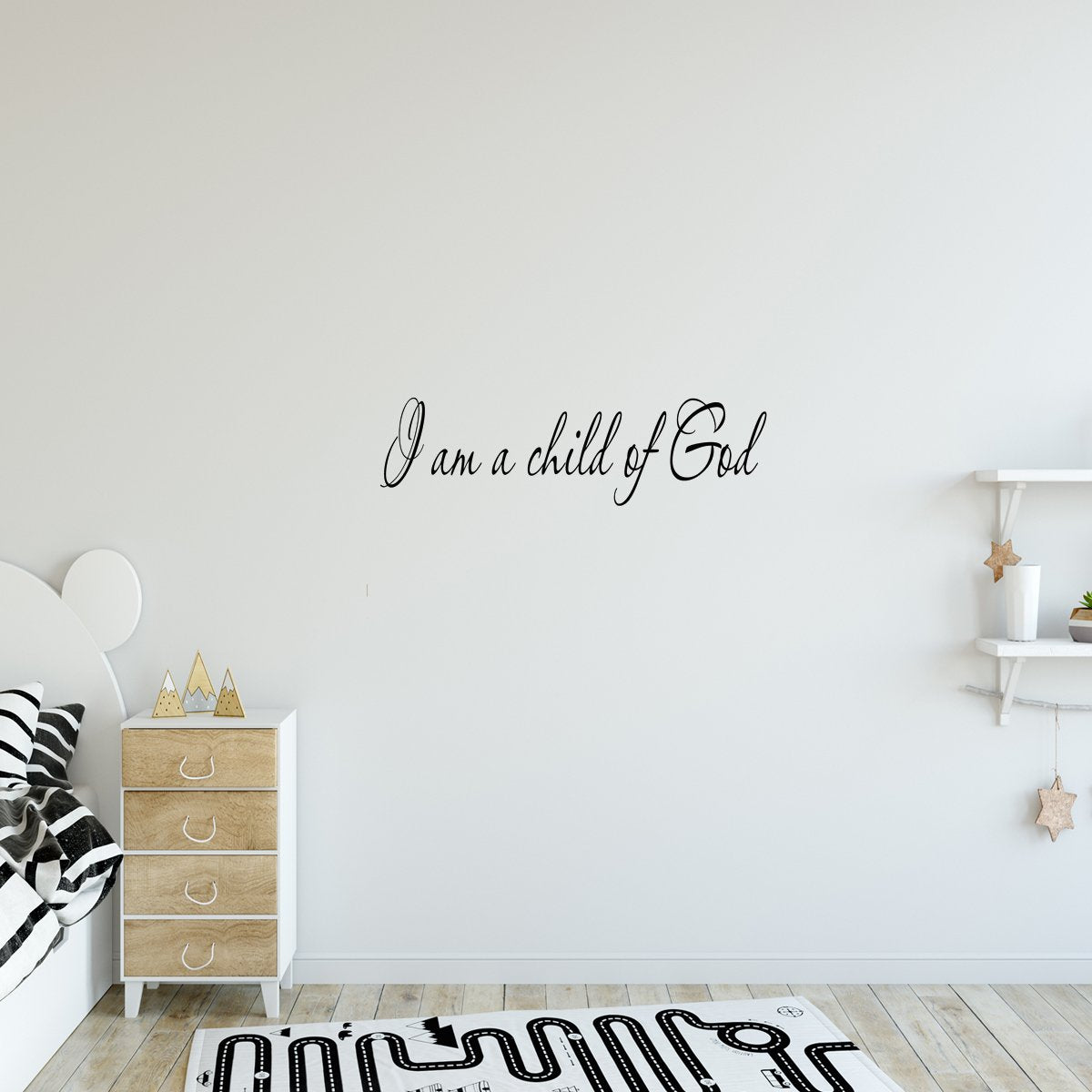 I Am A Child Of God Inspirational Wall Art Quote Nursery Decals Home Decor Sa Wall Decal