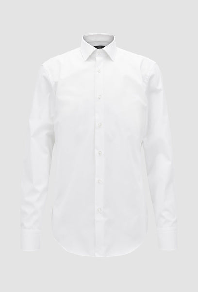 hugo boss white shirt regular fit