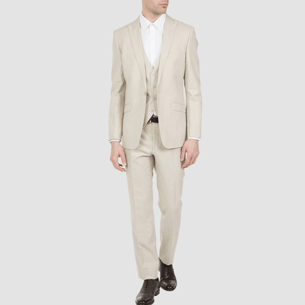 sand color suit