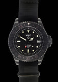 MWC GMT (Dual Time Zone) Dual Timezone Military Watch in Black PVD Steel
