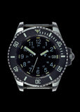 MWC 24 Jewel 300m Automatic Military Divers Watch with Tritium GTLS Illumination, Sapphire Crystal and Ceramic Bezel