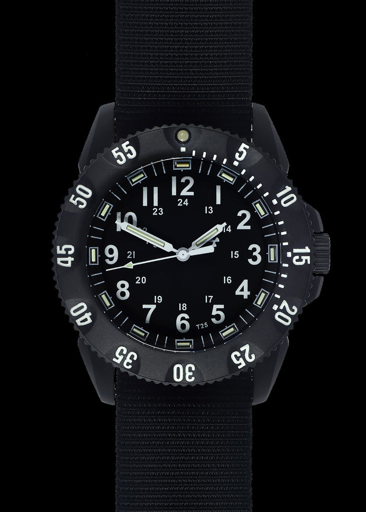 MWC P656 Titanium Tactical Series Watch with GTLS Tritium with Ten Year Battery Life (Non Date Version)