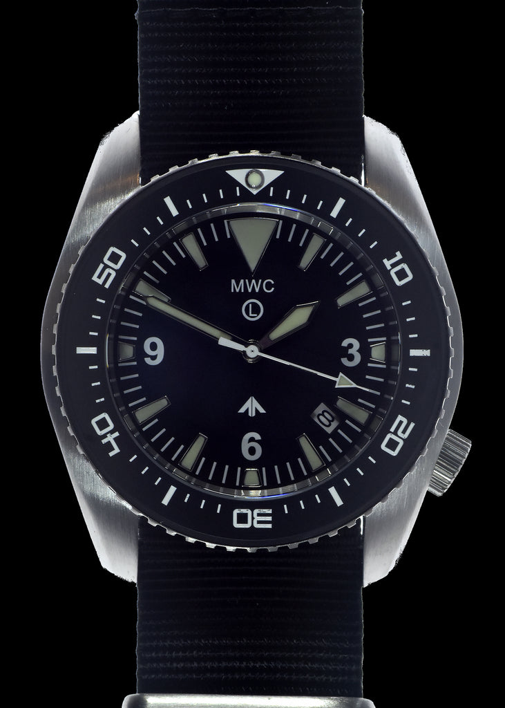 MWC 500m (1650ft) Water Resistant Stainless Steel Automatic Divers Watch With Sapphire Crystal, Ceramic Bezel and Helium Valve