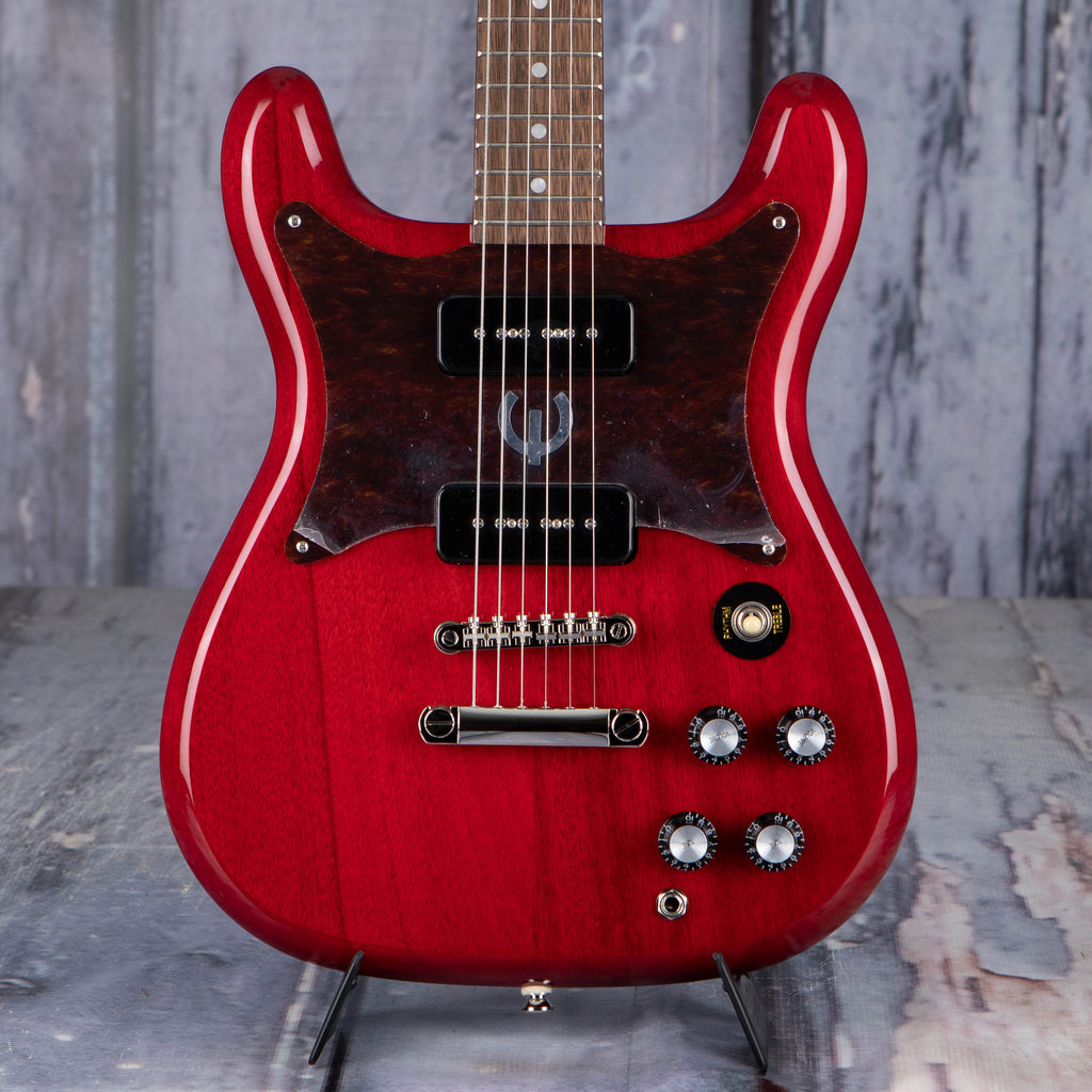 Epiphone Wilshier Worn Cherry ハードケース付き 楽器/器材 エレキ