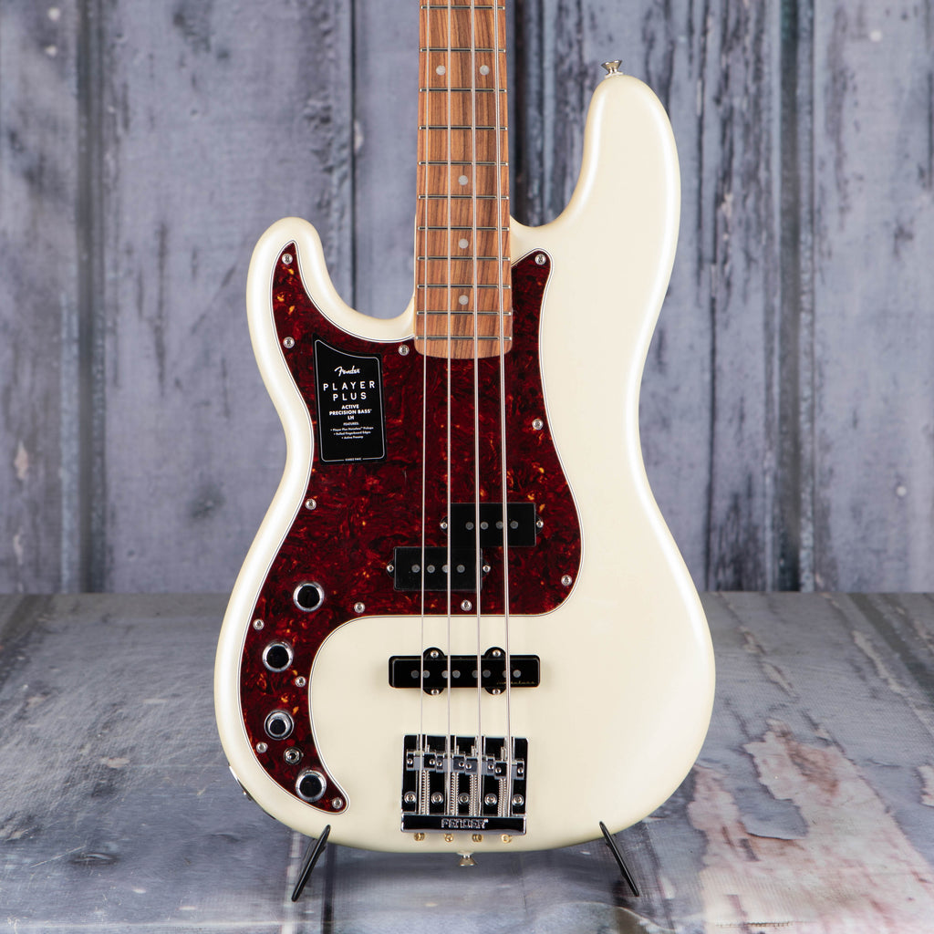 Fender Player Plus Left-Handed Precision Bass, Olympic Pearl