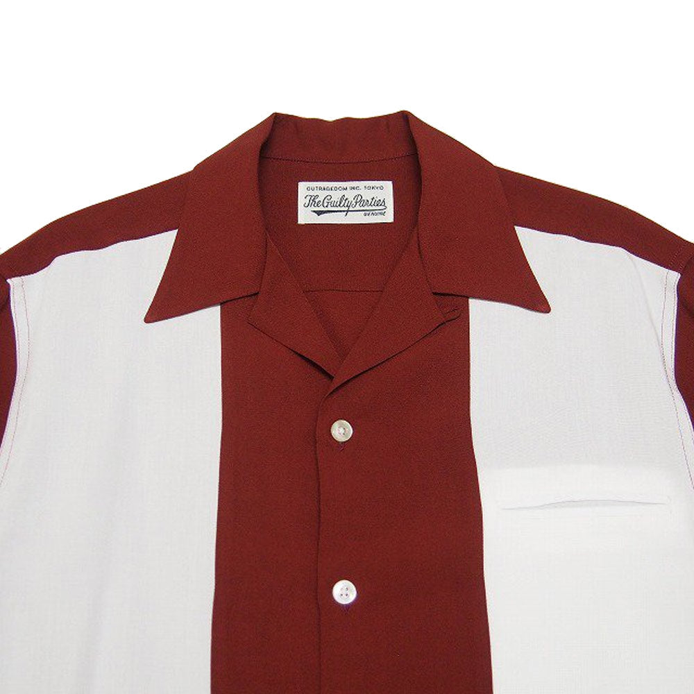 Two-Tone 50's Shirt (Type-4) 'D-Red' – Alumni of NY