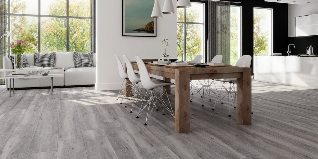 Floor Tiles Self Adhesive Grey Wood Effect Vinyl Flooring Bathroom