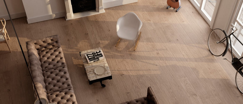 Wood Effect Tiles in Stunning Hipster Apartment