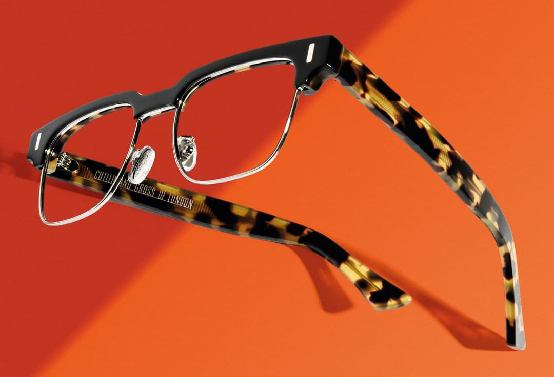 Cutler and Gross // 1332 Eyeglasses in Black on Camo