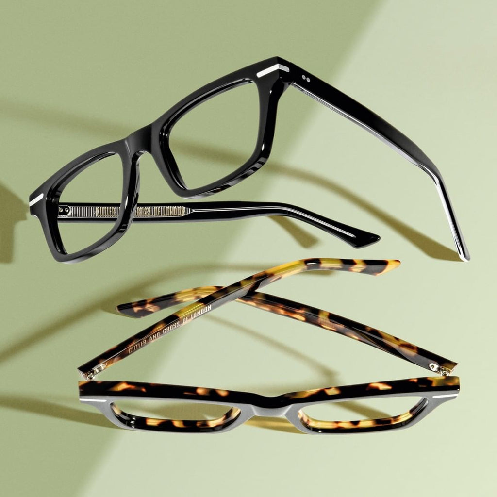 Cutler and Gross // 1337 Eyeglasses in Black and Camouflage