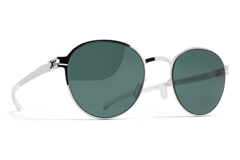 MYKITA Sunglasses | Randolph in Shiny Silver with Neophan Polarized Lenses