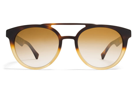 MYKITA Sunglasses | Giles in Matte Barbados with Bronze Gradient Flash Lenses