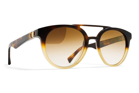 MYKITA Sunglasses | Giles in Matte Barbados with Bronze Gradient Flash Lenses