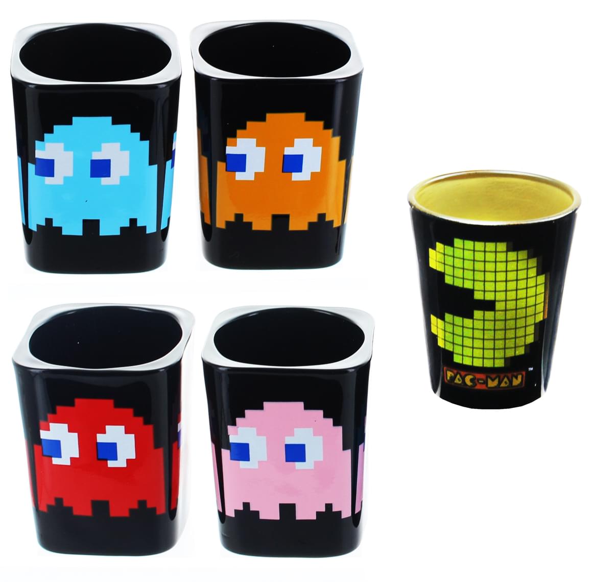 Game Over Graphic Pint Glass 2-Pack Set Pacman 