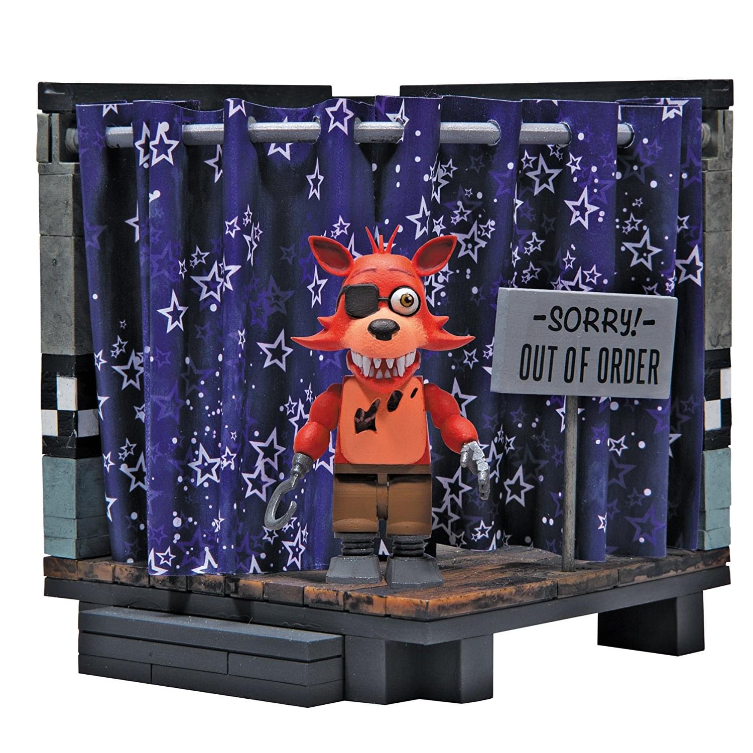 FIVE NIGHTS AT FREDDY'S 25086 McFarlane Construction FOXY FIGURE PIRATE COVE 