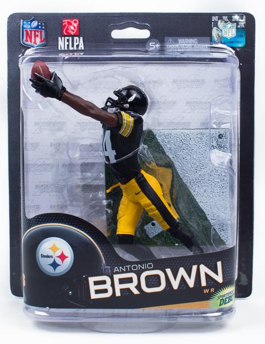 McFarlane Toys NFL Pittsburgh Steelers Sports Picks Football Series 35 LeVeon  Bell Action Figure Bumblebee Striped Jersey Variant - ToyWiz