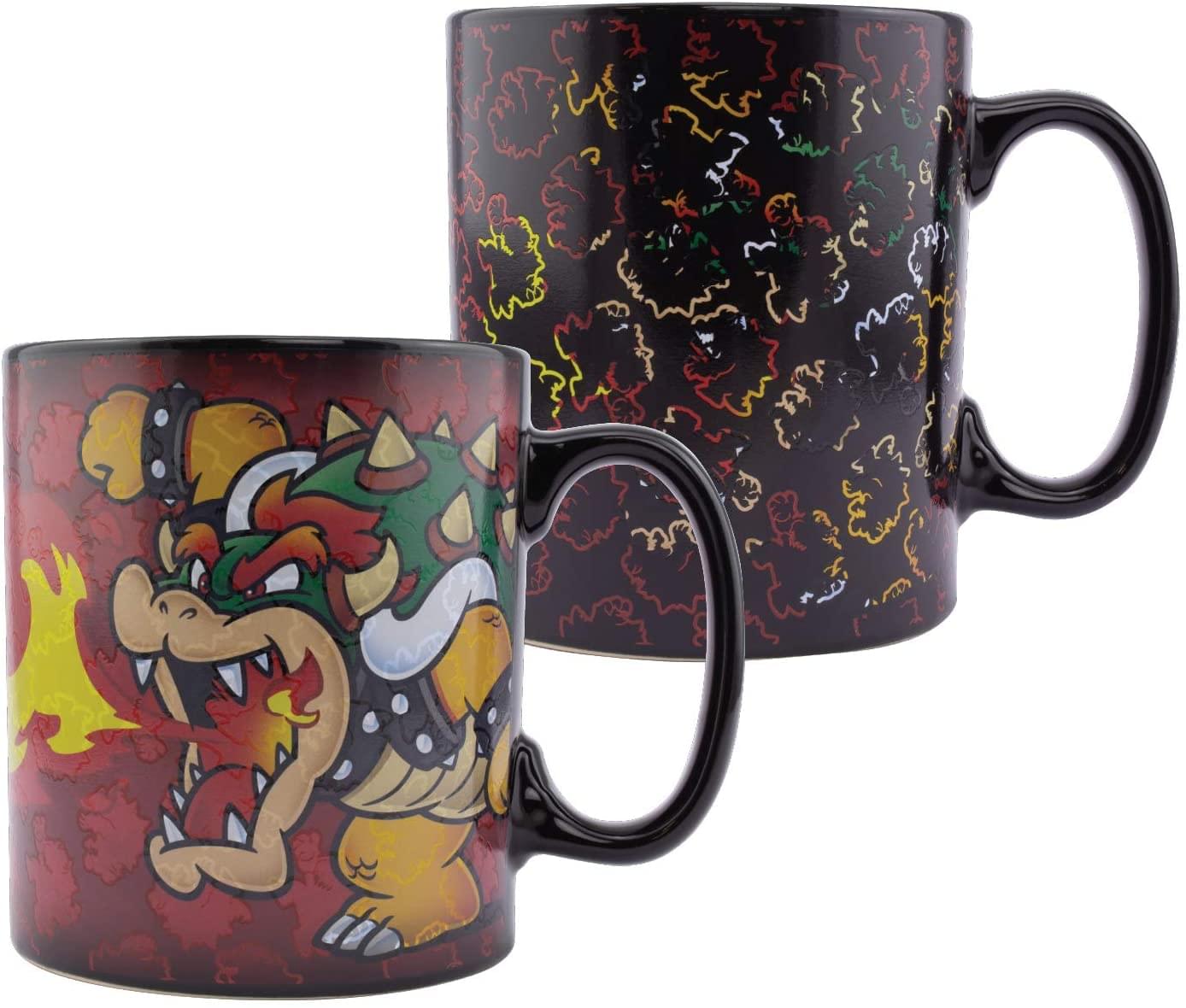 Details about   Super Mario Bowser Heat-Change Mug 