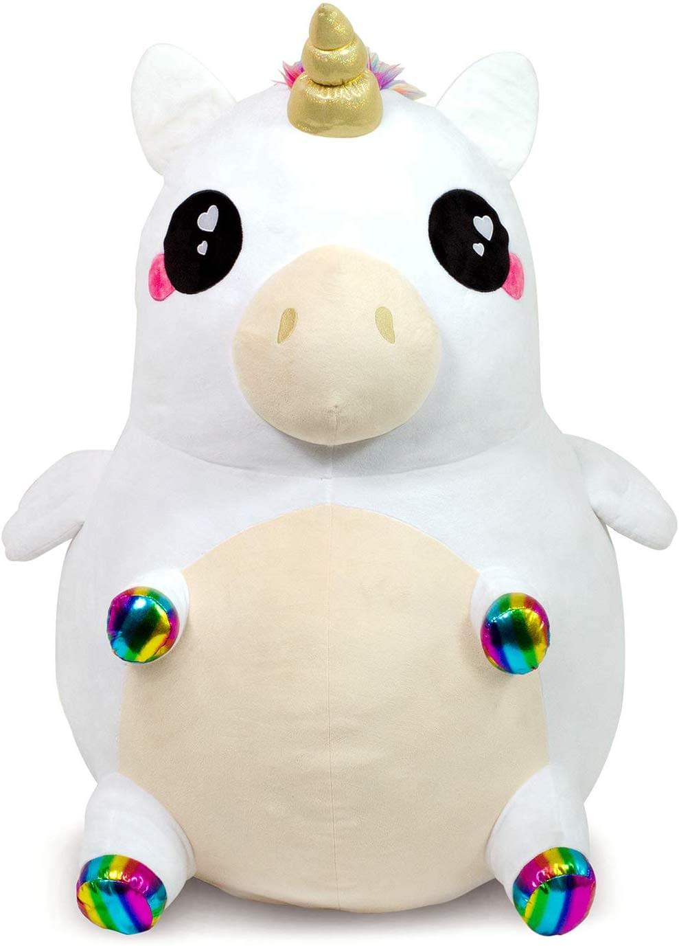 Glitter Galaxy Rainbow Unicorn 48 Inch Stuffed Animal Plush | Free Shi