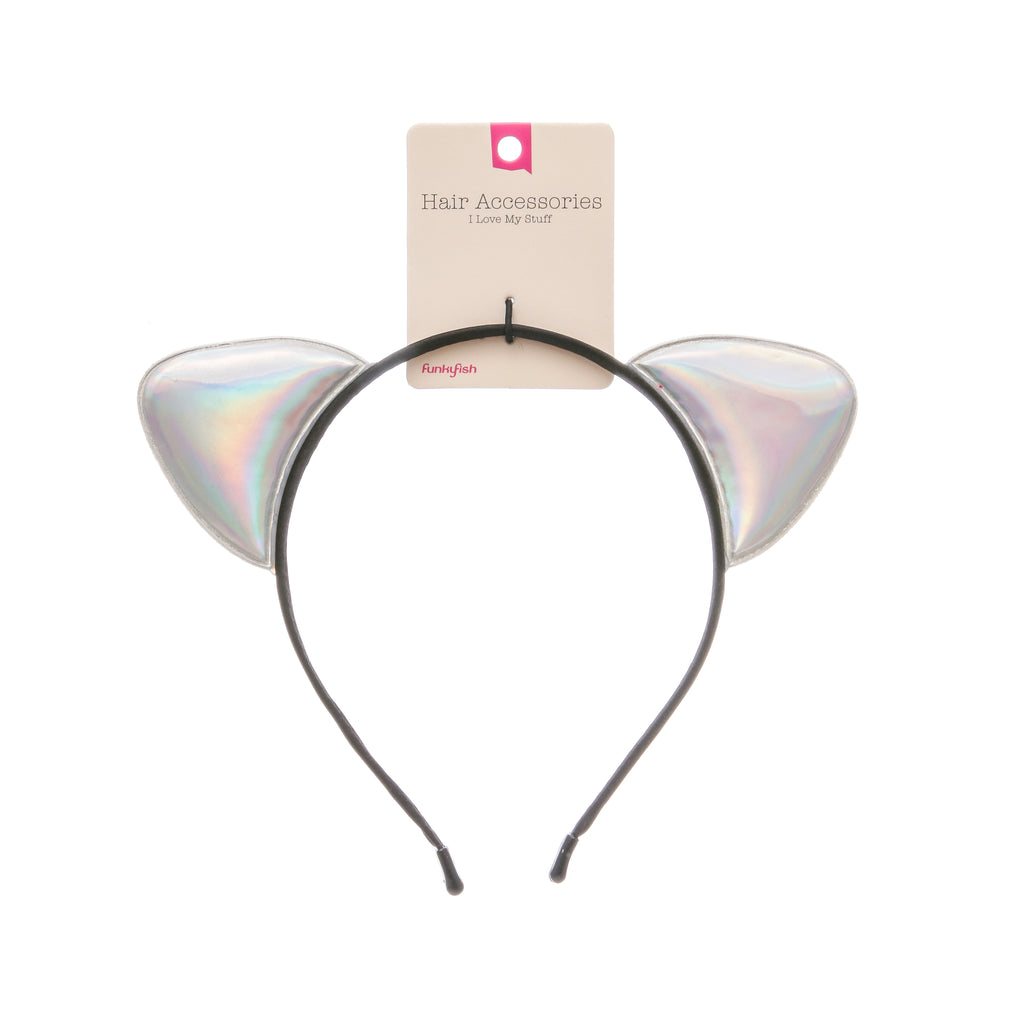 Holographic Cat Ears Head Band | Funky 