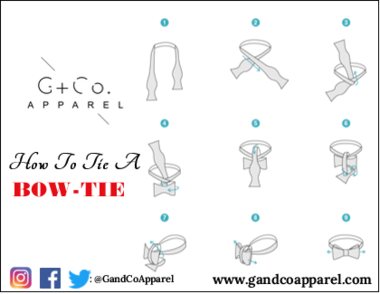G+Co. Apparel | Noire Style | How to Tie a Bow Tie