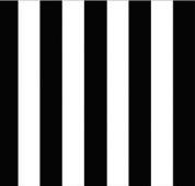 Black Formal Stripe Tablecloth - 2" Stripe