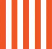 Orange Formal Stripe Tablecloth - 2" Stripe