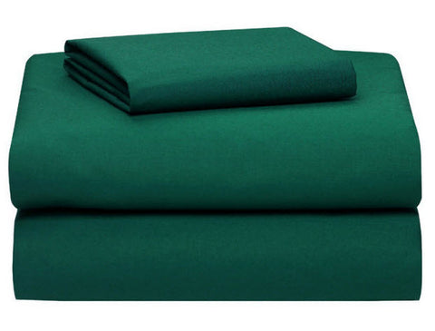Wholesale Linens Company: T180 Hunter Green Fitted Sheets