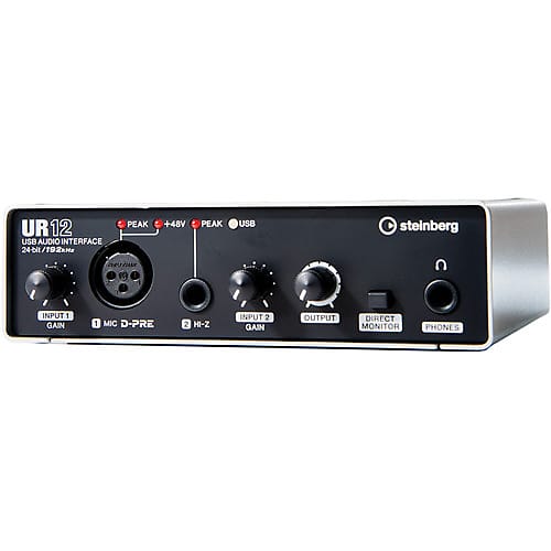 Steinberg UR12 2x2 USB Audio Interface with x D-PRE – Morrell Music