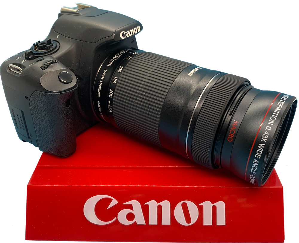 satelliet langs kassa WIDE ANGLE + MACRO LENS FOR Canon Rebel EOS 1200D T3 T3I T4 T5 T6 7D 6 |  Camera Gear Store