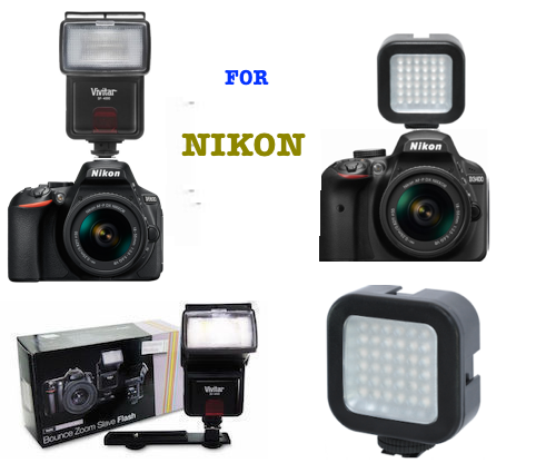 espectro Suposiciones, suposiciones. Adivinar Línea de visión Speedlight Flash + 36 LIGHT LED for Nikon D7100 D7000 D5100 D3200 D340 |  Camera Gear Store