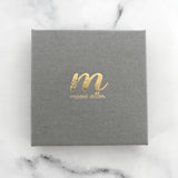 Personalised Wooden Square Mountain Cufflinks