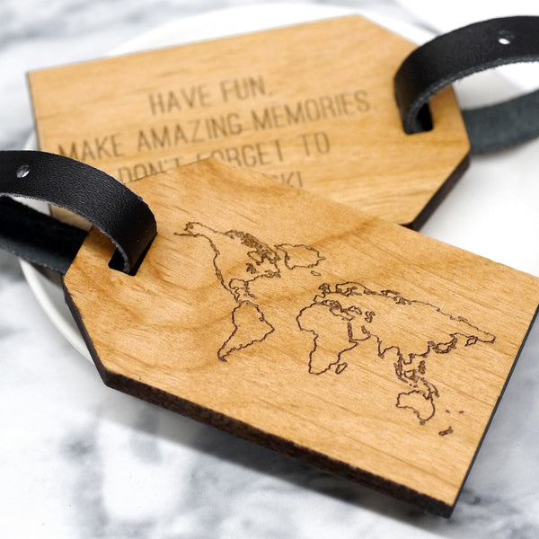 personalised travel bag tags