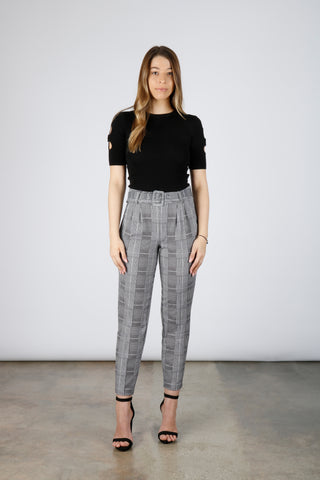 Glen Plaid Trousers | Boom Boom Jeans