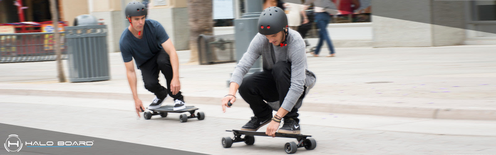 Halo Board electric skateboard cruising Santa Monica 2017