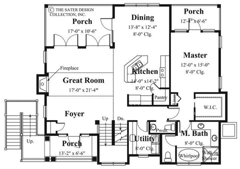 Aruba Bay Main Level Floor Plan