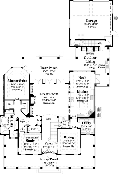 Cardinal Point-Main Level Floor Plan-Plan #6881