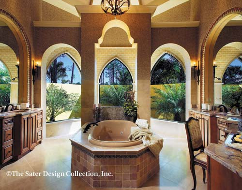 Marrakesh Spanish Colonial Revival Master Bathroom