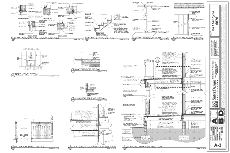 Home Plan Set Typical Details