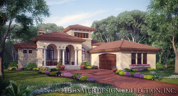 Casina Rossa-Front Elev Rendering-Plan #8071