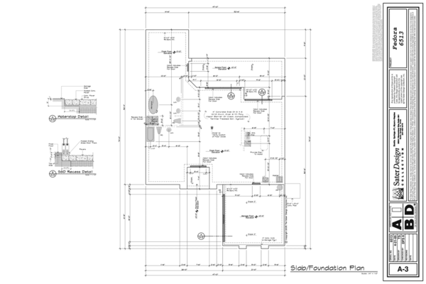 Foundation Layout Plan