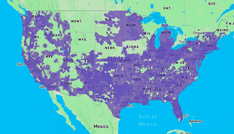 Metro by T-Mobile 4G LTE Coverage Map