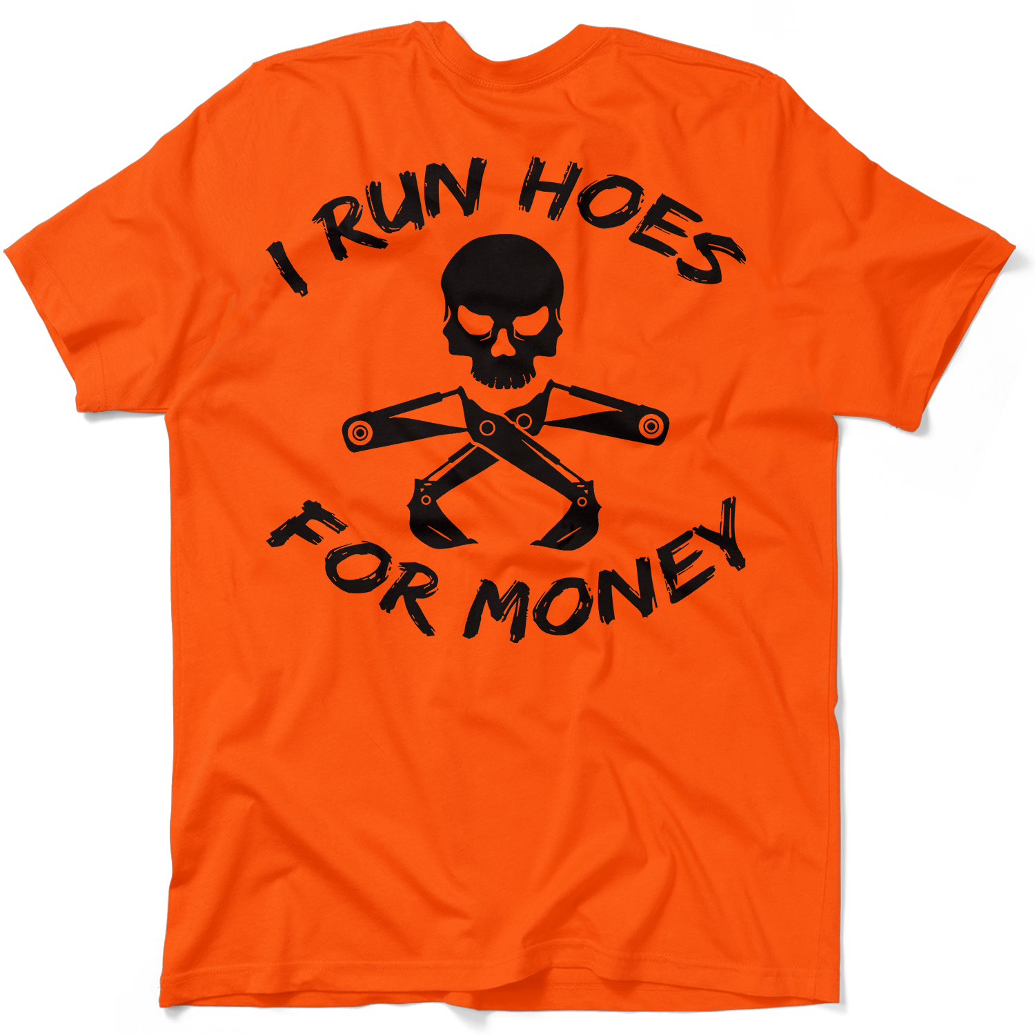 mesh op gang brengen Haarzelf Run Hoes - Safety Orange T-Shirt