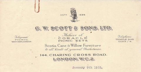 GW Scott letter head 