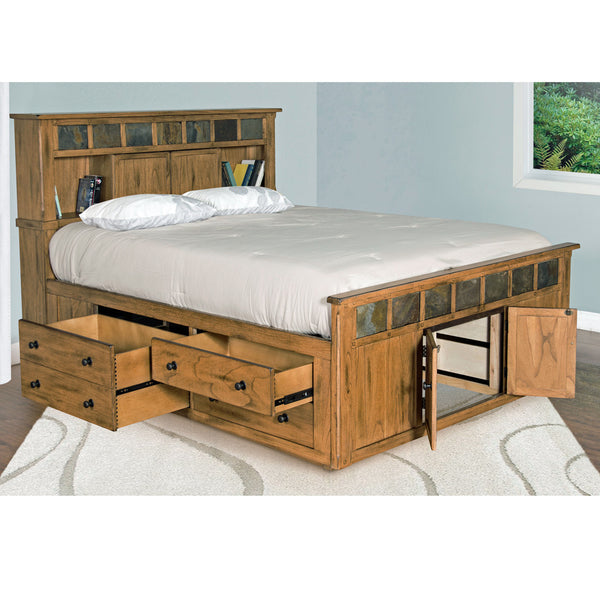 Sd 2334ro Sek Sedona Rustic Petite Storage Bed E King Size