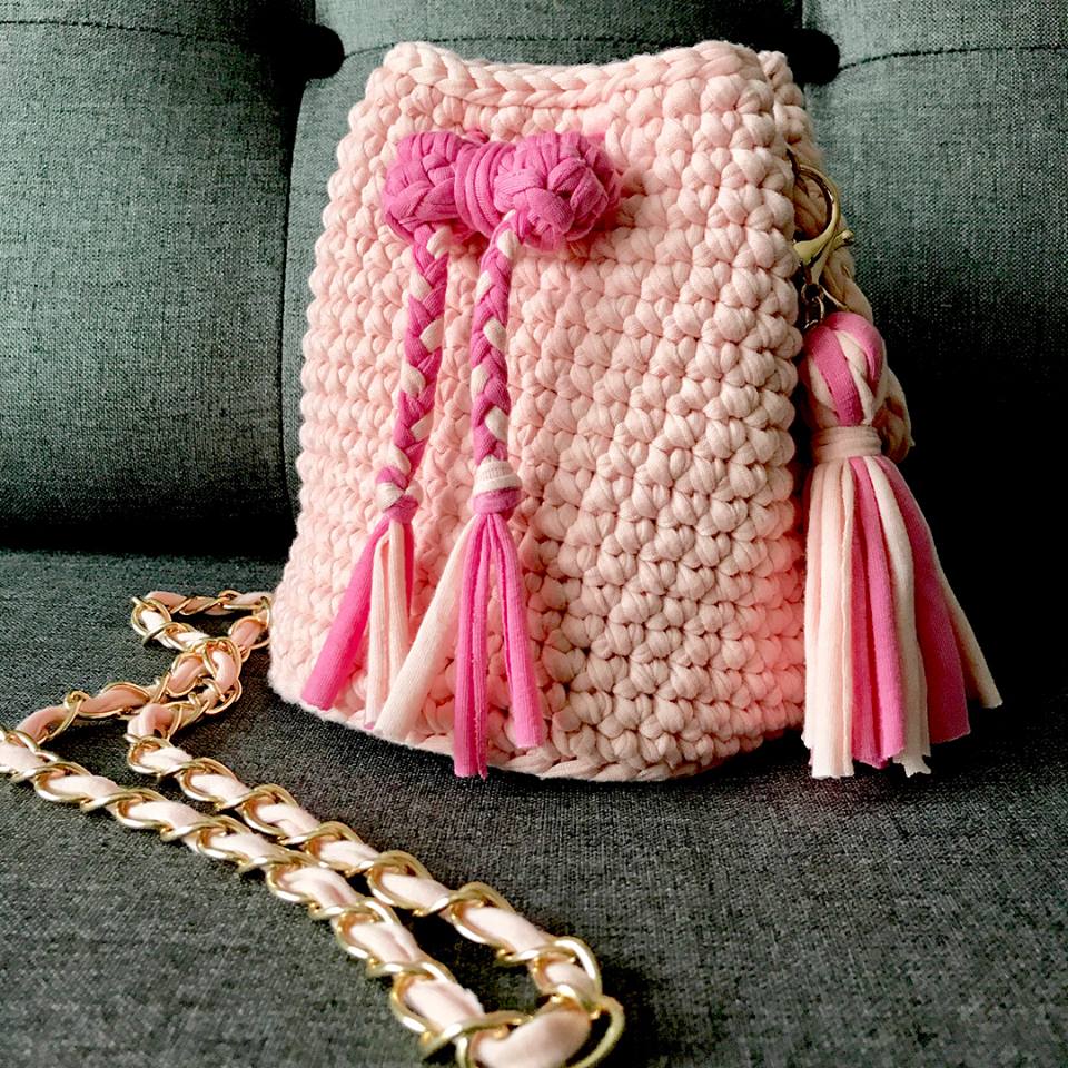 crochet bucket bag