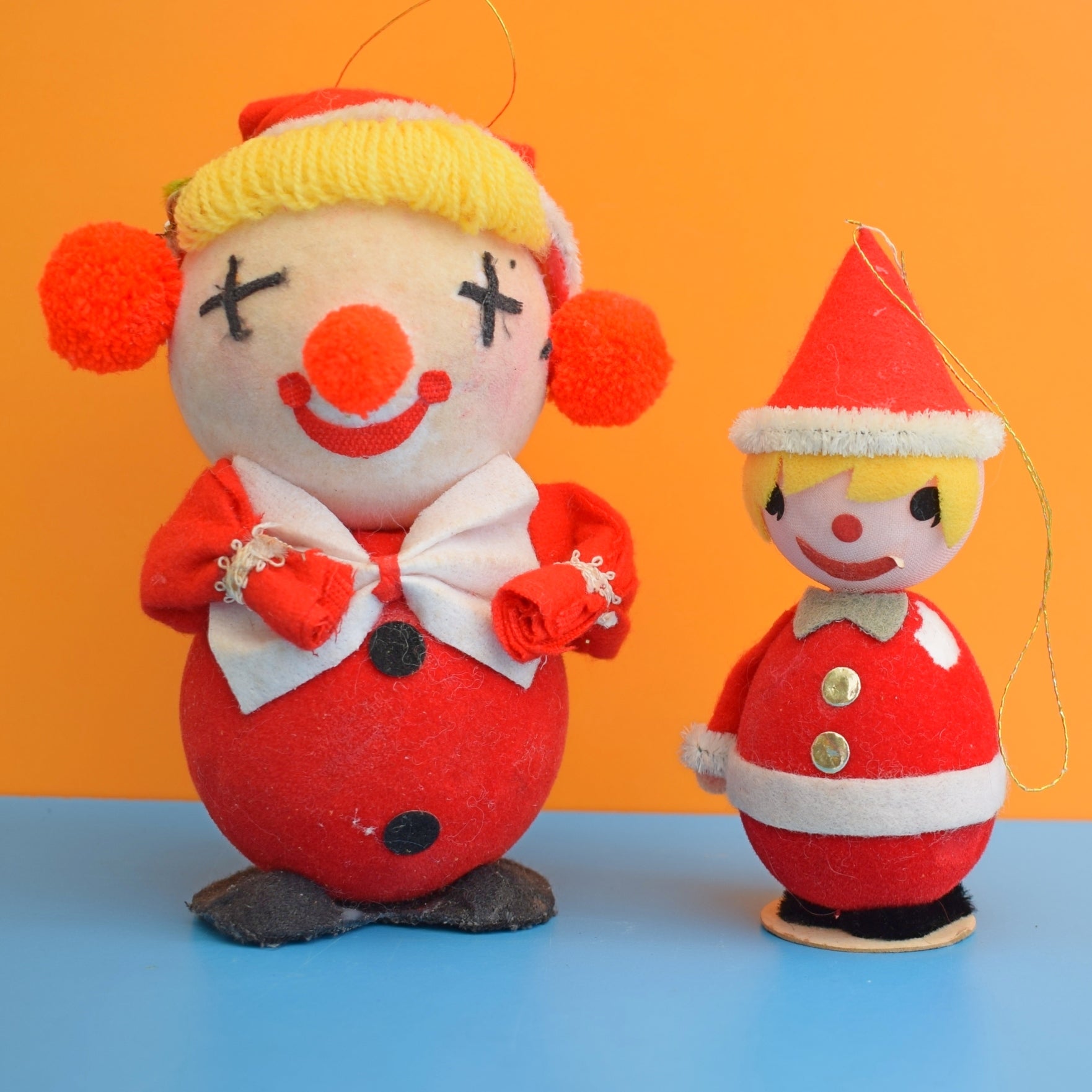 vintage stuffed clowns 1960s