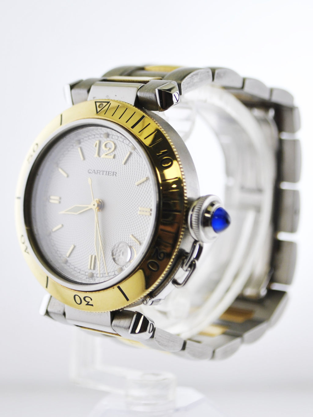 cartier pasha two tone