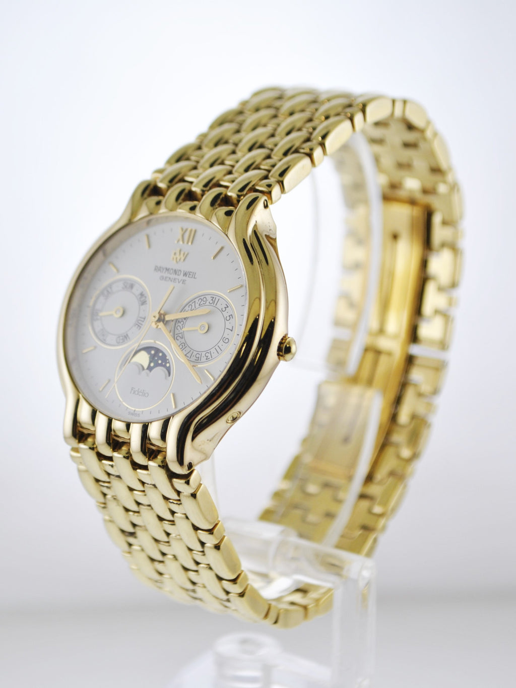 Raymond Weil Fidelio Men's Wristwatch in Yellow Gold - $5K VALUE