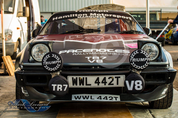 TR7 V8 rally car built by Hamilton Classic